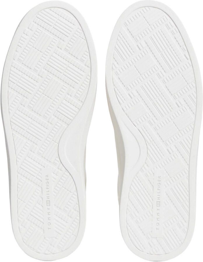 Tommy Hilfiger leren sneakers met logo wit - Foto 2