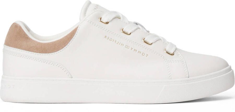 Tommy Jeans Crème Sneakers Minimalistische Stijl Chunky Zool