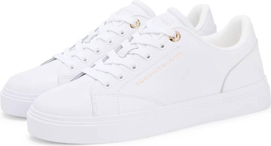 Tommy Hilfiger Sneakers van echt leer met logodetail - Foto 3