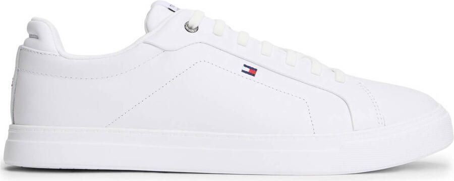 Tommy Hilfiger Tennisschoenen Baskets Sportswear Cuir Synthétique Blanc