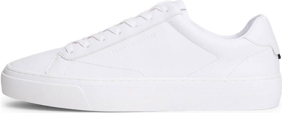 Tommy Hilfiger Sneakers PREMIUM DRESS CUPSOLE LTH vrijetijdsschoen halfhoge schoen veterschoen met vlaggenembleem op de hiel - Foto 3
