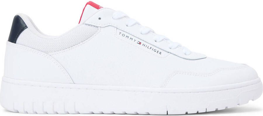 TOMMY HILFIGER Sneakers laag 'Basket Core Lite' donkerblauw rood wit