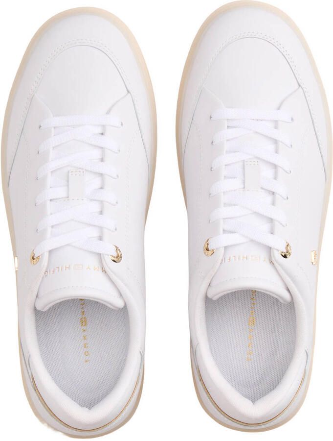 Tommy Hilfiger sneakers van echt leer met logodetails - Foto 3