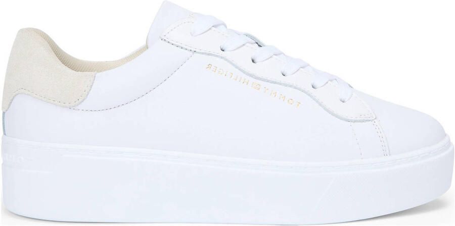 TOMMY HILFIGER Sneakers laag 'CHIC' ivoor goud wit