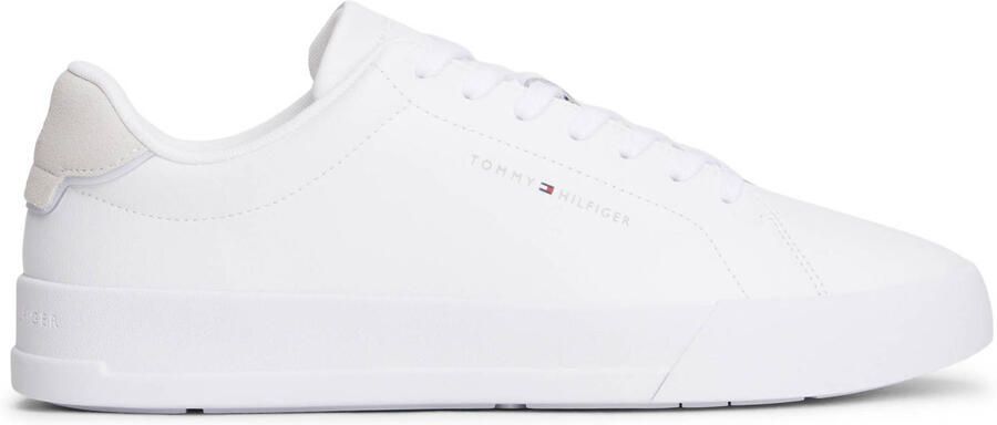 Tommy Hilfiger Sneakers TH COURT CORE vrijetijdsschoen lage schoen veterschoen zacht gevoerde schachtrand