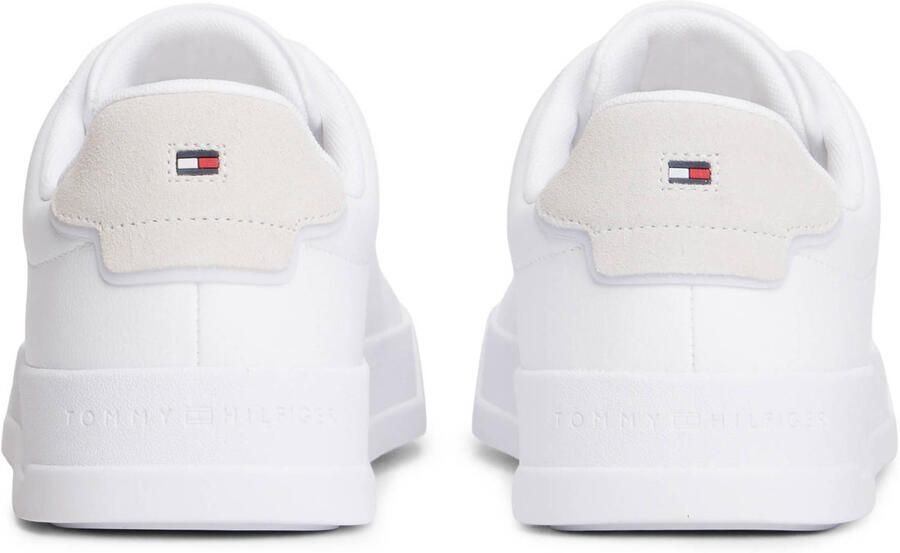 Tommy Hilfiger Sneakers TH COURT CORE vrijetijdsschoen lage schoen veterschoen zacht gevoerde schachtrand - Foto 2