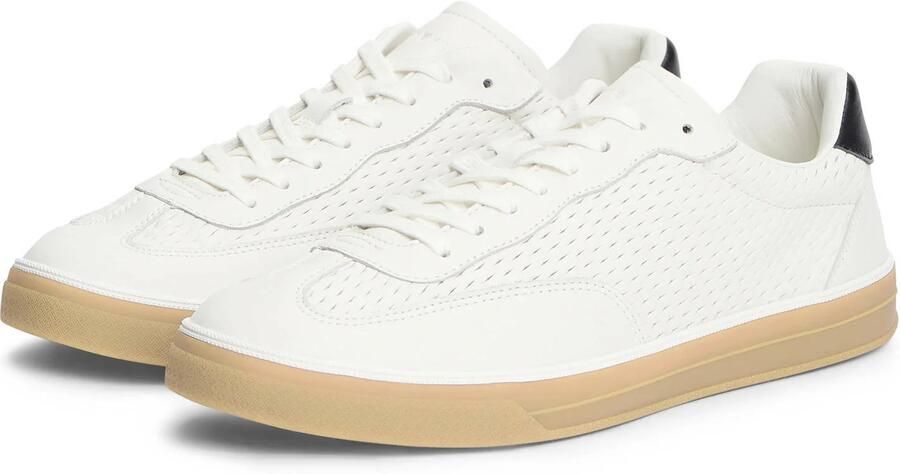 Tommy Hilfiger leren sneakers wit - Foto 3
