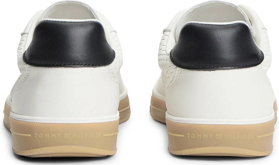 Tommy Hilfiger leren sneakers wit - Foto 2