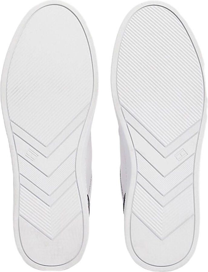 Tommy Hilfiger Plateausneakers ELEVATED ESSENTIAL COURT SNEAKER met contrastafwerking op de hiel vrijetijdsschoen lage schoen veterschoen - Foto 2