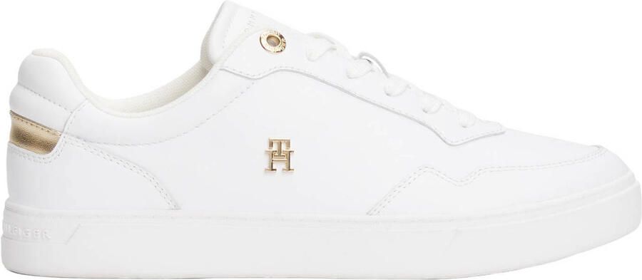 Tommy Hilfiger Plateausneakers ESSENTIAL ELEVATED COURT SNEAKER vrijetijdsschoen lage schoen veterschoen in basket-look - Foto 4