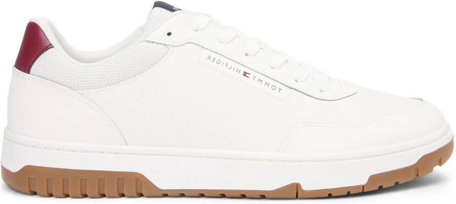 Tommy Hilfiger Basket Core Lite Leather Schoenen Wit Man