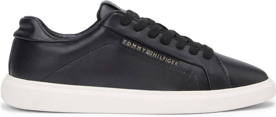 TOMMY HILFIGER Sneakers laag 'Icon Court' goud zwart