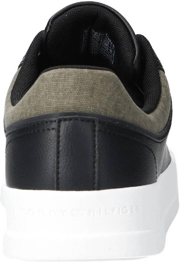 Tommy Hilfiger leren sneakers zwart - Foto 2