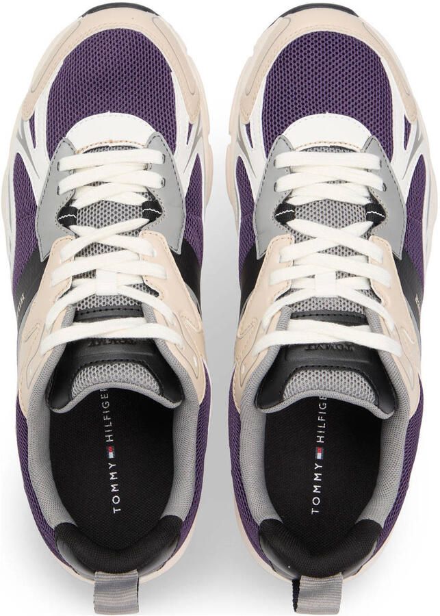 Tommy Hilfiger sneakers beige paars - Foto 3