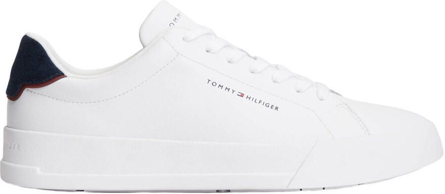 Tommy Hilfiger Sneakers TH COURT LTH DETAIL ESS vrijetijdsschoen lage schoen veterschoen met zijlijk logo-opdruk - Foto 5