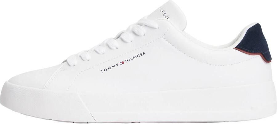 Tommy Hilfiger Sneakers TH COURT LTH DETAIL ESS vrijetijdsschoen lage schoen veterschoen met zijlijk logo-opdruk - Foto 4