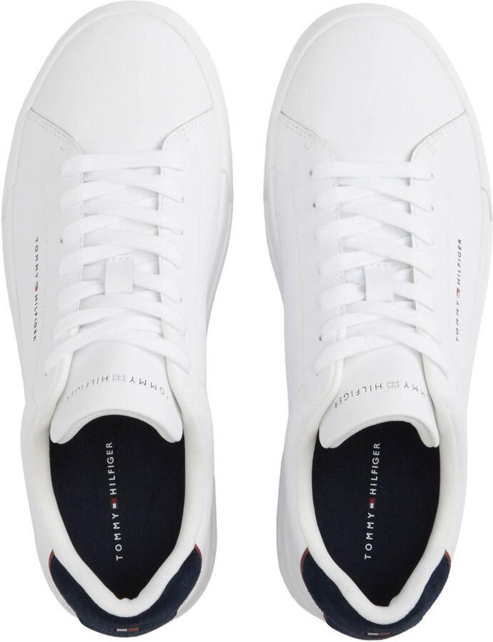 Tommy Hilfiger Sneakers TH COURT LTH DETAIL ESS vrijetijdsschoen lage schoen veterschoen met zijlijk logo-opdruk - Foto 2