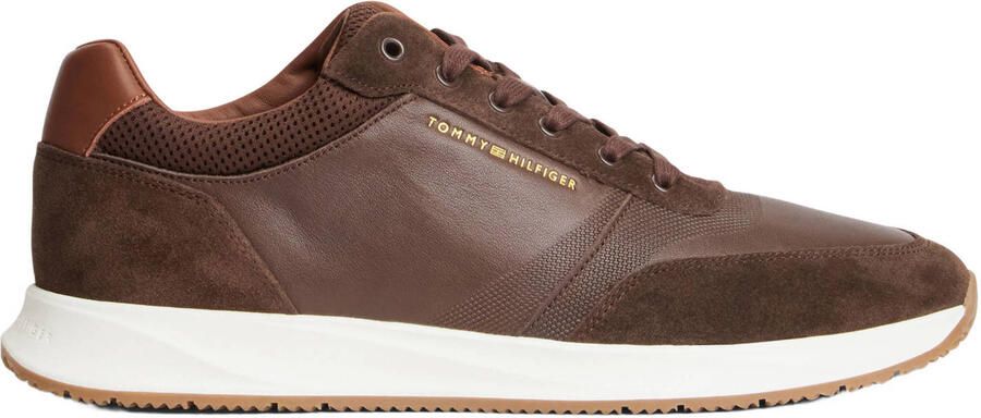Tommy Hilfiger Sneakers van echt leer met labelopschrift