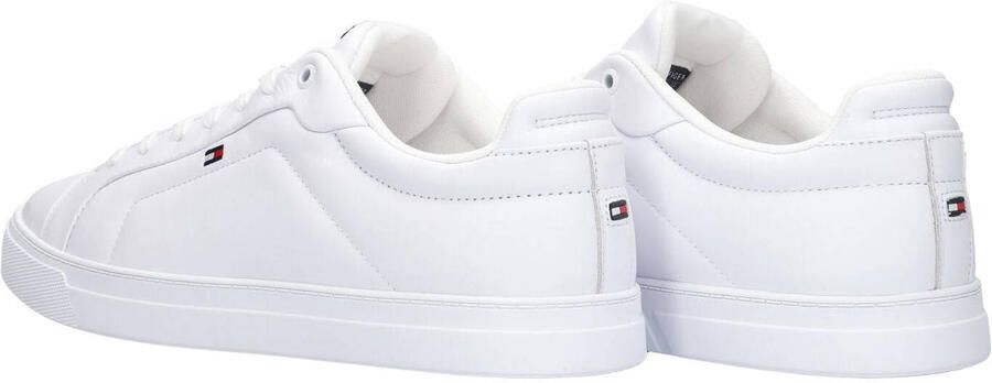 Tommy Hilfiger Sneakers ICON COURT LTH FLAG ESS vrijetijdsschoen lage schoen veterschoen met kleine logovlag - Foto 5