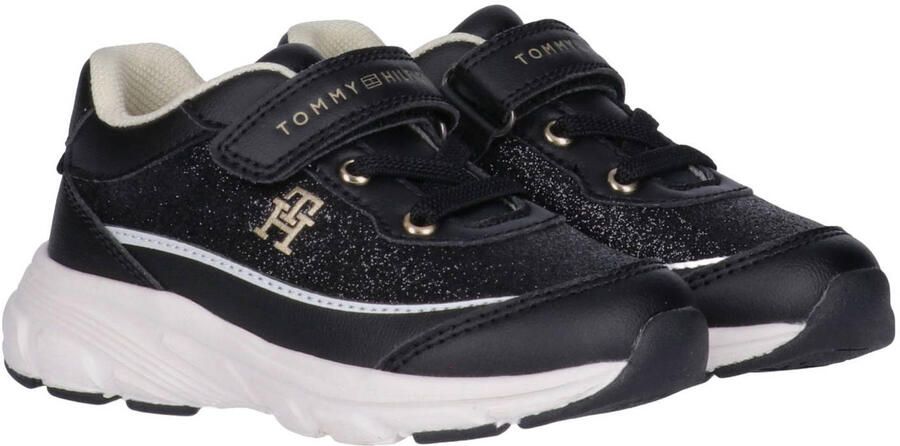 Tommy Hilfiger sneakers met glitters zwart - Foto 3
