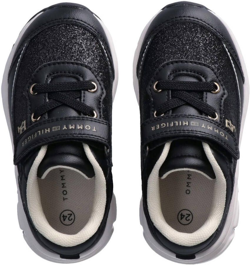 Tommy Hilfiger sneakers met glitters zwart - Foto 2