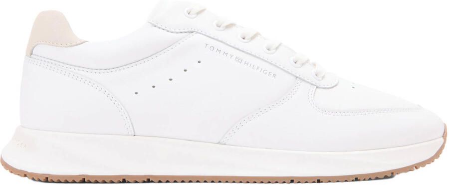 TOMMY HILFIGER Sneakers laag 'Newport' taupe wit