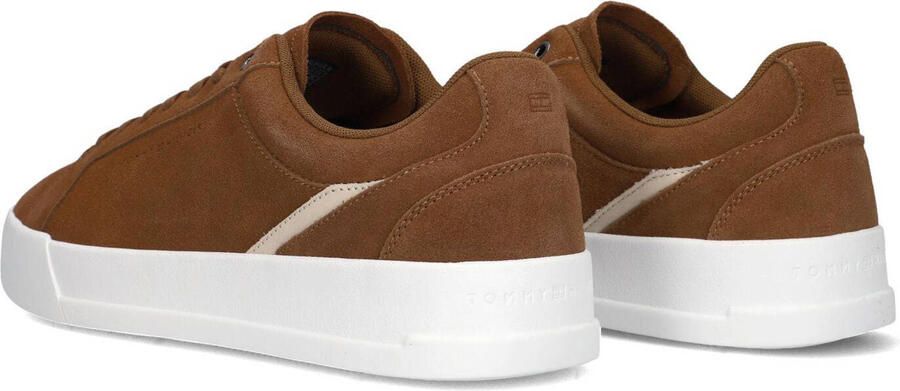 Tommy Hilfiger Sneakers Th Court Premium Bruin - Foto 3