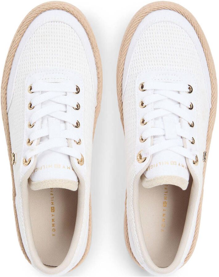 Tommy Hilfiger Sneakers met strozool - Foto 2