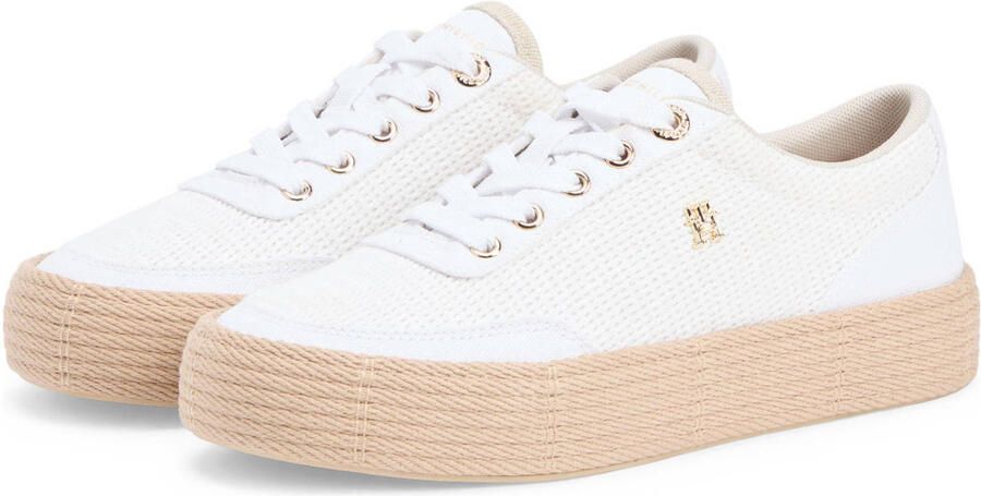 Tommy Hilfiger Sneakers met strozool - Foto 3