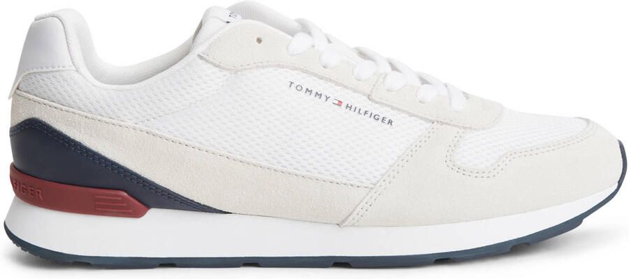 Tommy Hilfiger sneakers van echt leer met labelprintdetails