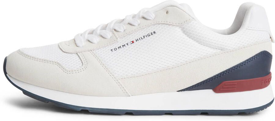 Tommy Hilfiger sneakers van echt leer met labelprintdetails - Foto 3