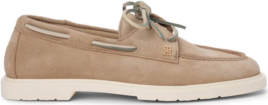Tommy Hilfiger suède bootschoenen beige