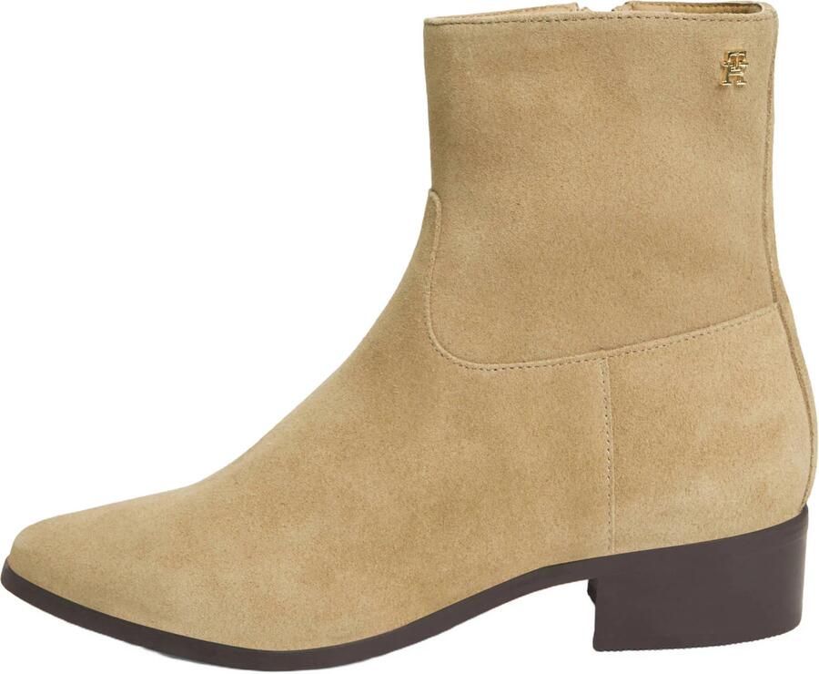 Tommy Hilfiger suède enkellaarsen beige - Foto 2