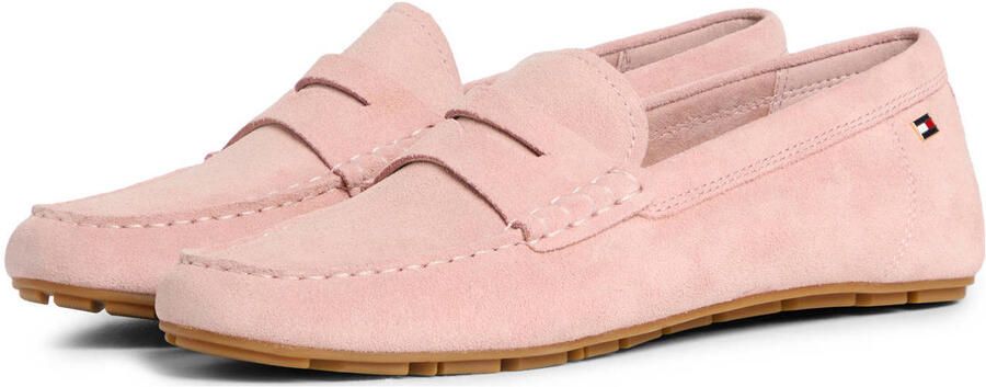 Tommy Hilfiger suède mocassins lichtroze - Foto 3