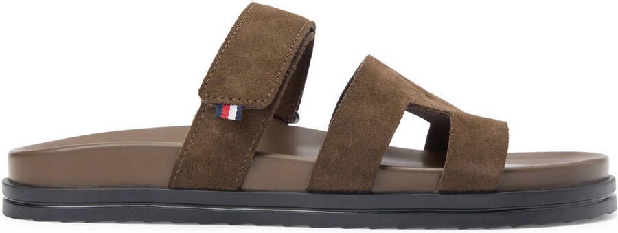 Tommy Hilfiger sandalen van echt suède
