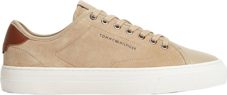 Tommy Hilfiger suède sneakers beige