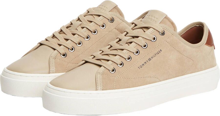 Tommy Hilfiger suède sneakers beige - Foto 3