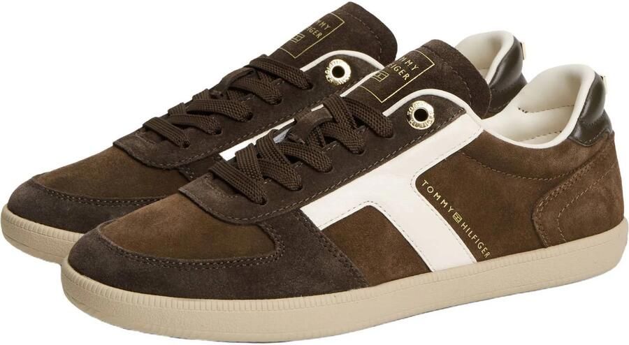 TOMMY HILFIGER Sneakers laag 'Tribeca' bruin chocoladebruin wolwit - Foto 3