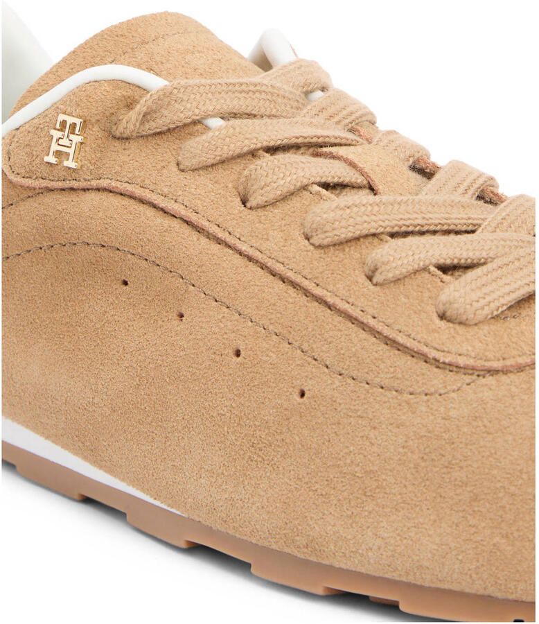 Tommy Hilfiger Low-Top Suede Sneakers met TH Monogram - Foto 2