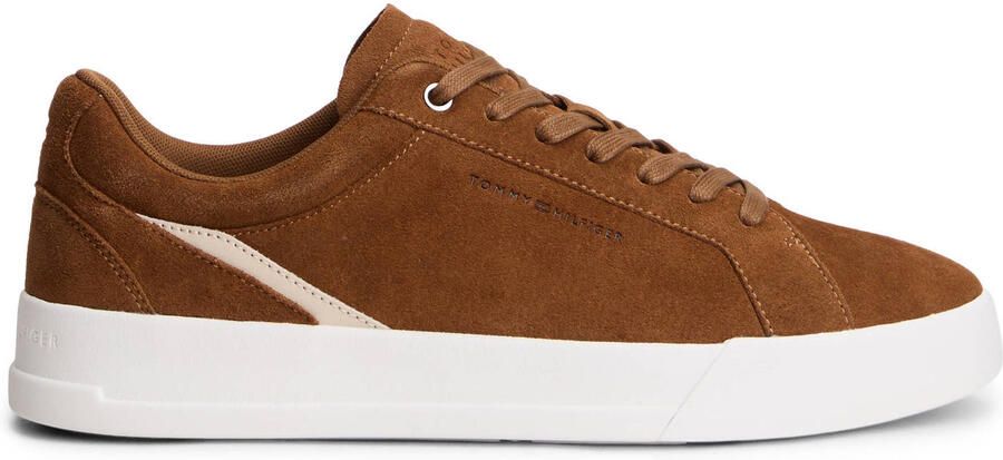 TOMMY HILFIGER Sneakers laag 'Court' ombergrijs