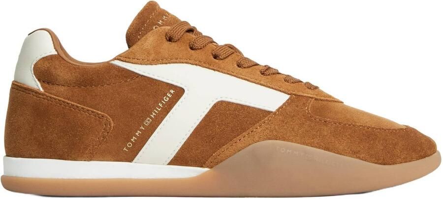 TOMMY HILFIGER Sneakers laag karamel goud wit