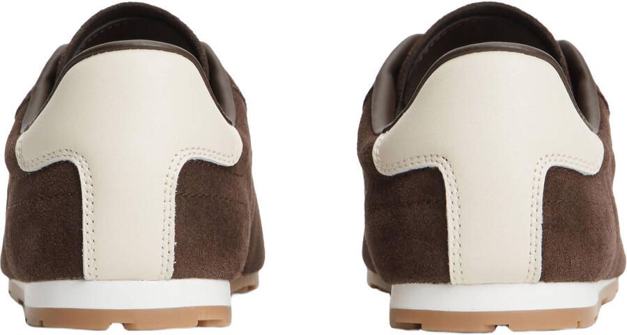 Tommy Hilfiger suède sneakers donkerbruin - Foto 2