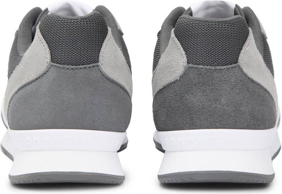 Tommy Hilfiger suède sneakers grijs - Foto 3
