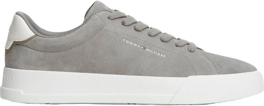 Tommy Hilfiger suède sneakers grijs