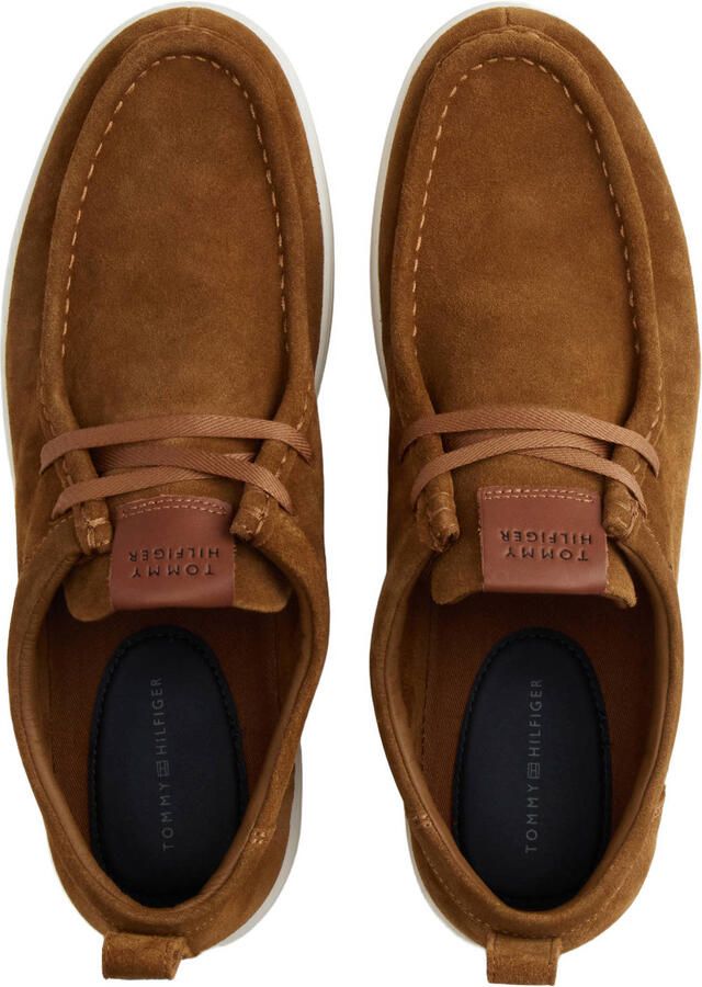 Tommy Hilfiger Sneakers van echt leer met labelpatch - Foto 3