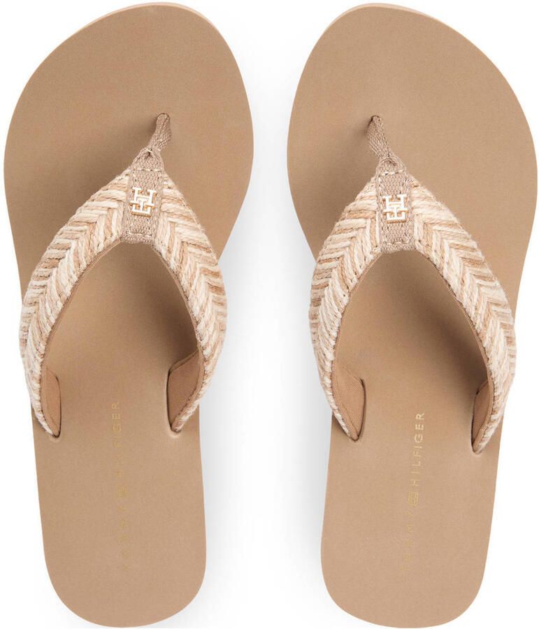 Tommy Hilfiger teenslippers beige