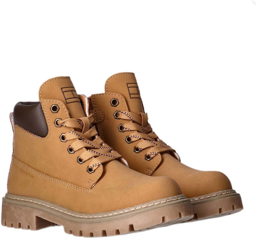 Tommy Hilfiger veterboots bruin - Foto 2