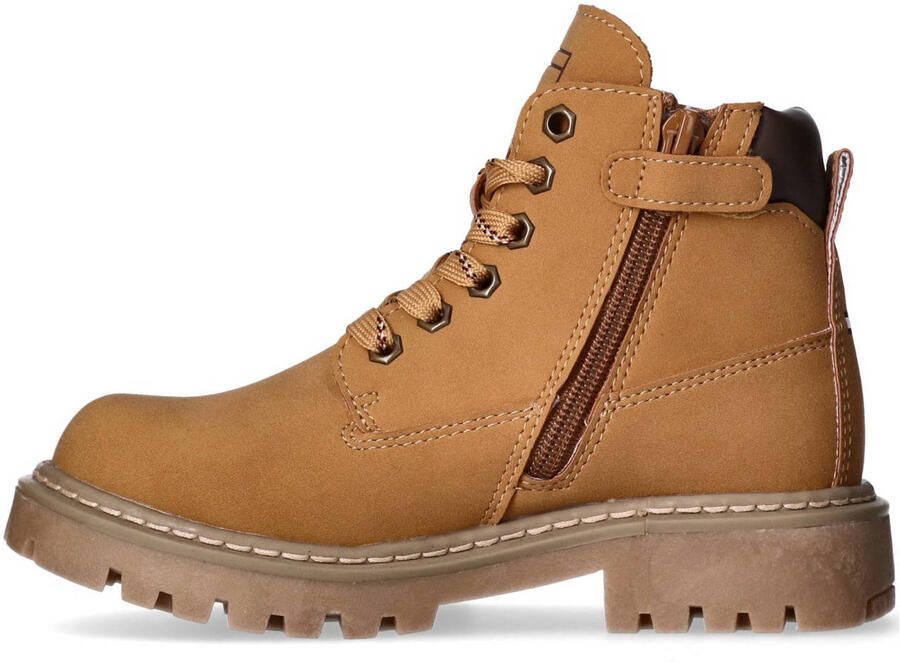 Tommy Hilfiger veterboots bruin - Foto 3
