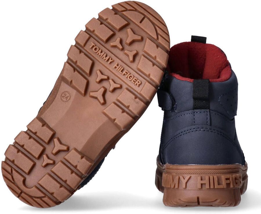 Tommy Hilfiger veterboots donkerblauw - Foto 3