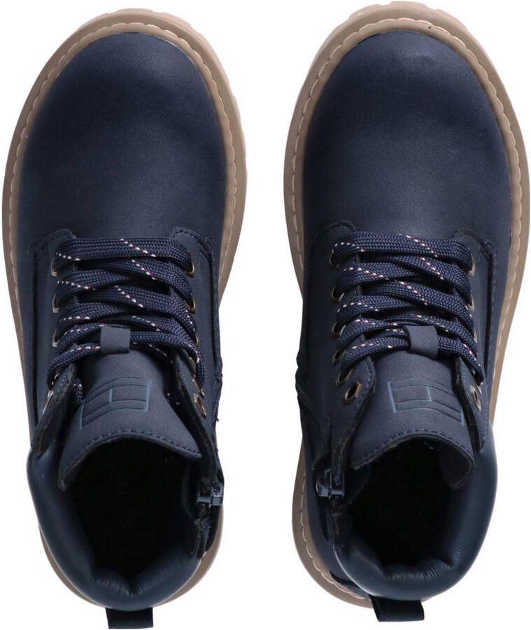Tommy Hilfiger veterboots donkerblauw - Foto 3